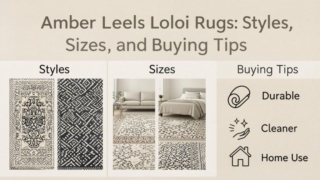 Amber Lewis Loloi Rugs: Styles, Sizes, and Buying Tips