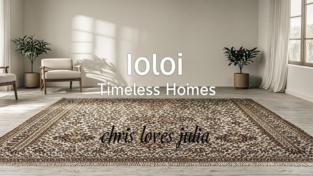 loloi chris loves julia Rugs for Timeless Homes