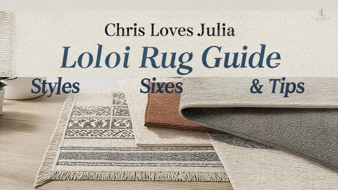 Chris Loves Julia Loloi Rug Guide: Styles, Sizes & Tips