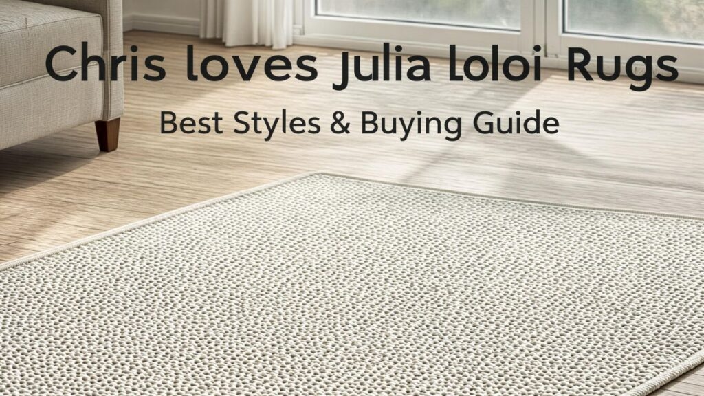 Chris loves julia loloi Rugs: Best Styles & Buying Guide