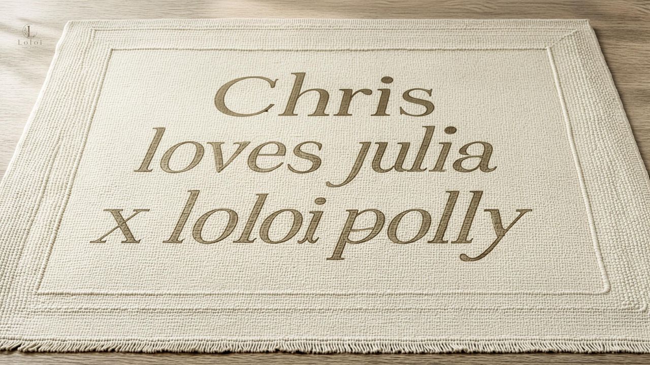 Chris loves julia x loloi polly handmade ivory/natural rug
