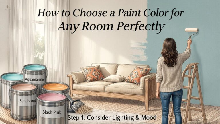How to Choose a Paint Color for Any Room Perfectly