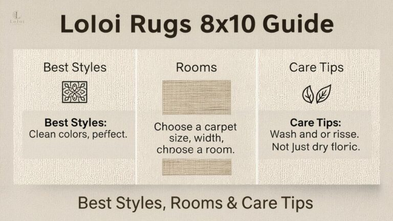 Loloi Rugs 8x10 Guide: Best Styles, Rooms & Care Tips