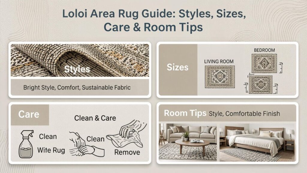 Loloi Area Rug Guide: Styles, Sizes, Care & Room Tips