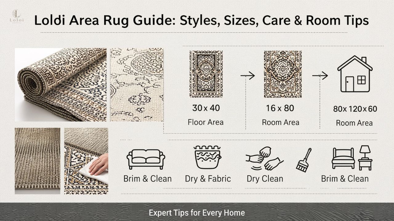 Loloi Area Rug Guide: Styles, Sizes, Care & Room Tips
