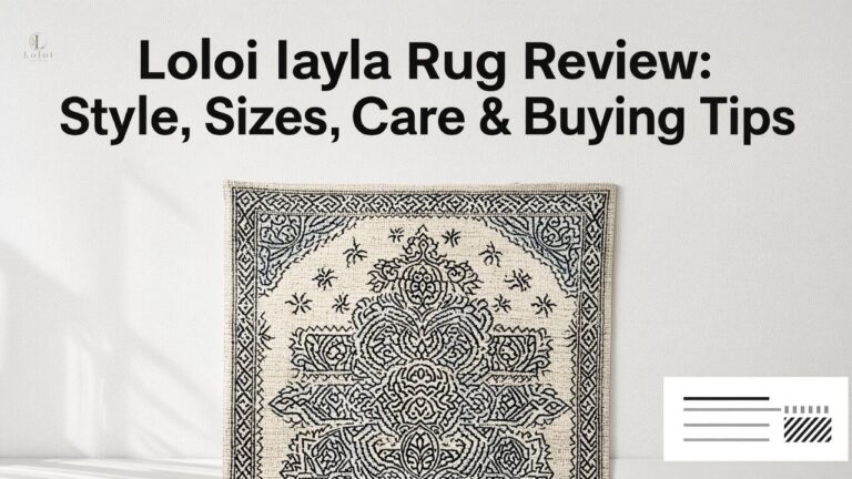 Loloi layla Rug Review: Style, Sizes, Care & Buying Tips