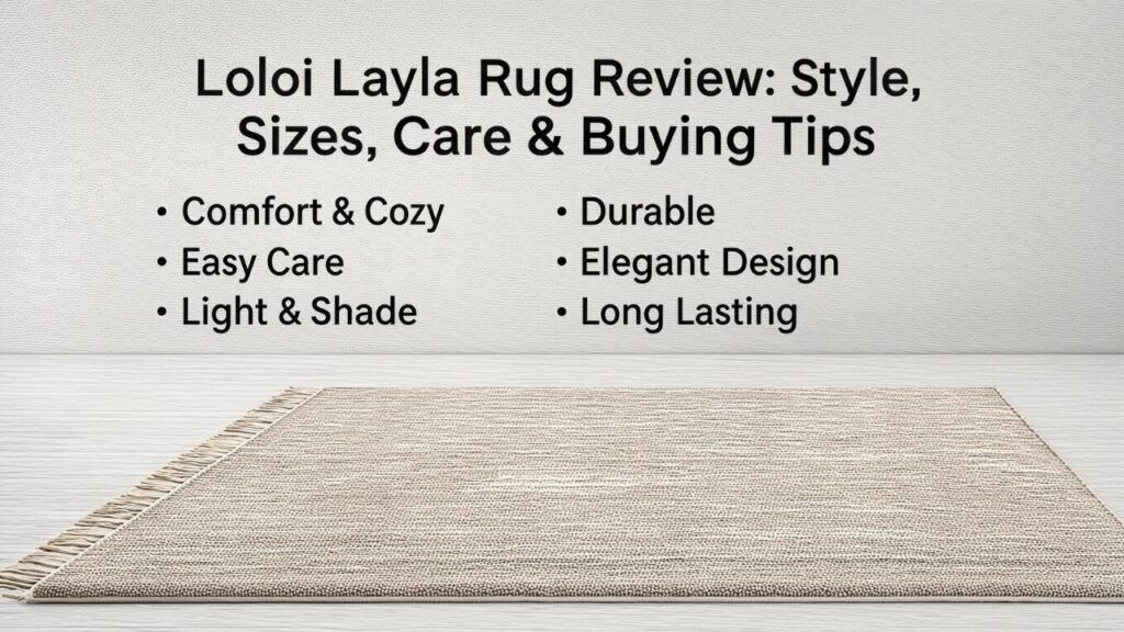 Loloi layla Rug Review: Style, Sizes, Care & Buying Tips