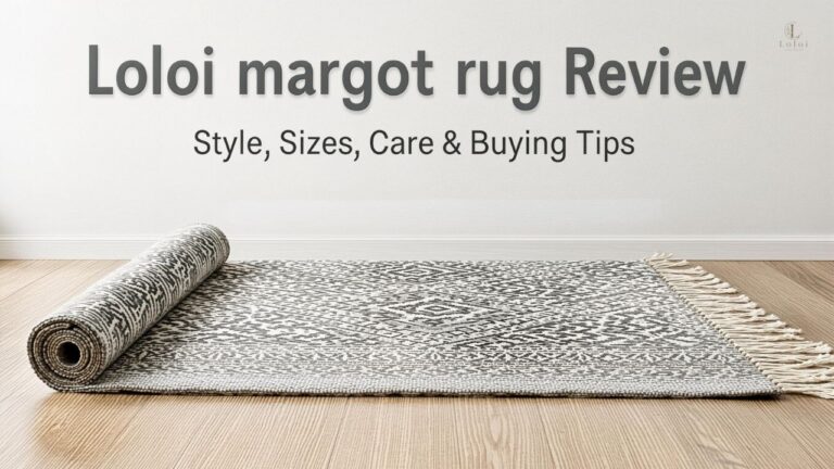 Loloi margot rug Review: Style, Sizes, Care & Buying Tips