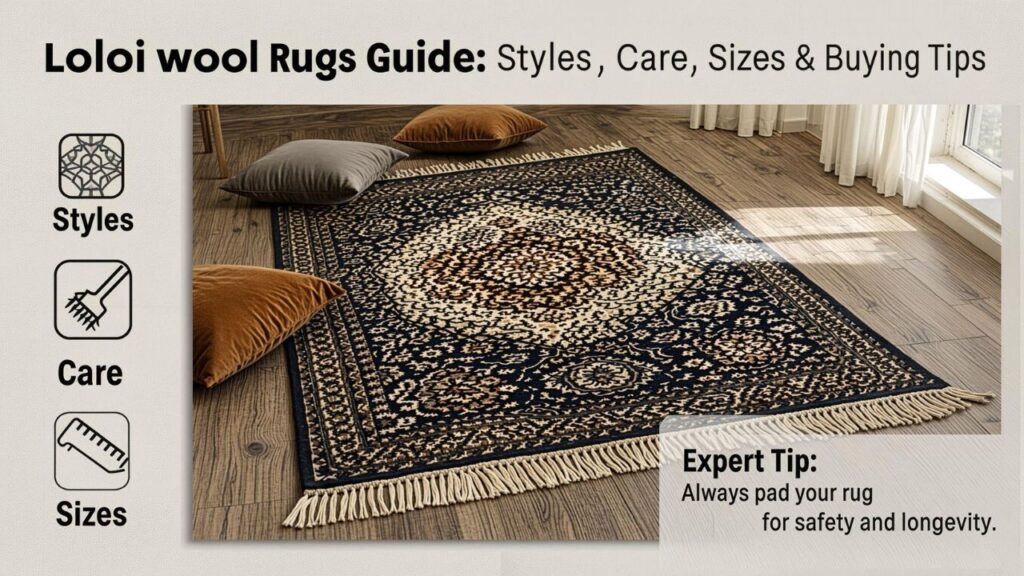 Loloi wool rugs Guide: Styles, Care, Sizes & Buying Tips