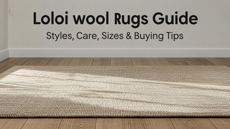 Loloi wool rugs Guide: Styles, Care, Sizes & Buying Tips