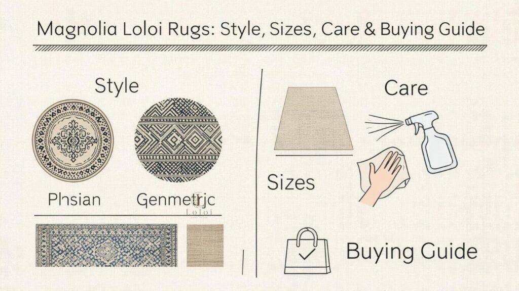 Magnolia Loloi Rugs: Style, Sizes, Care & Buying Guide