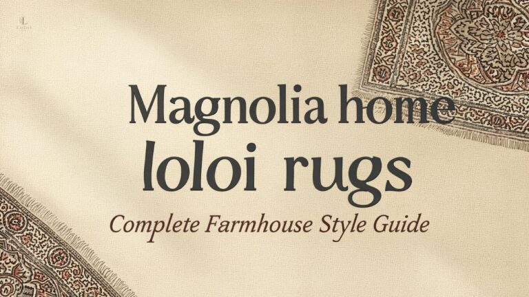 Magnolia home loloi rugs: Complete Farmhouse Style Guide