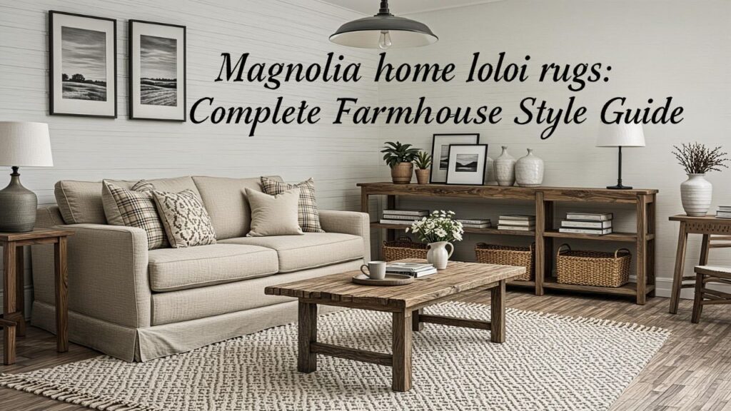 Magnolia home loloi rugs: Complete Farmhouse Style Guide