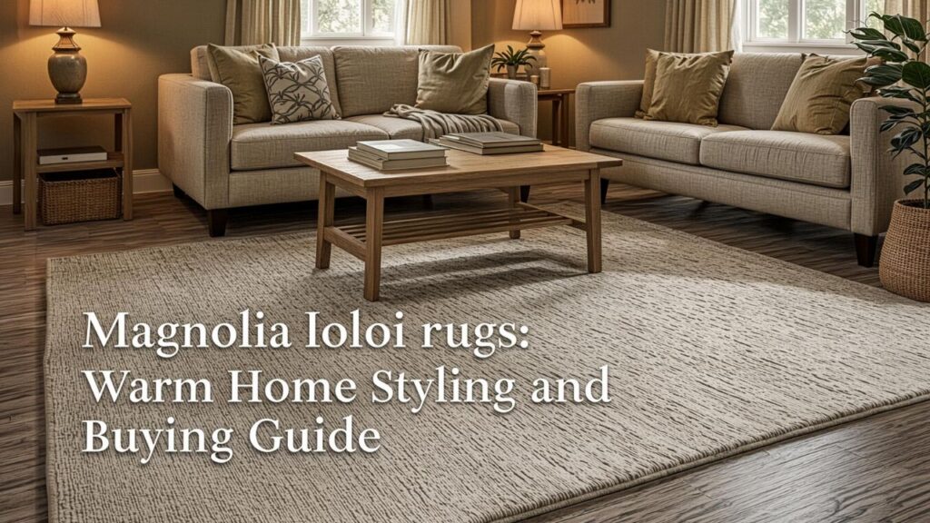 Magnolia loloi rugs: Warm Home Styling and Buying Guide