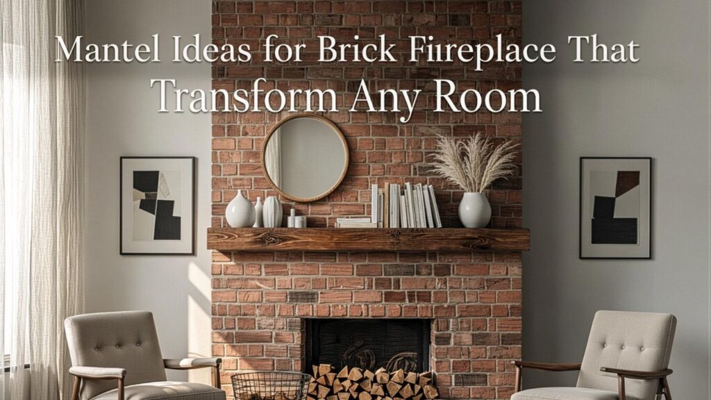 Mantel Ideas for Brick Fireplace That Transform Any Room