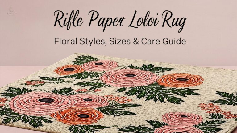 Rifle Paper Loloi Rug: Floral Styles, Sizes & Care Guide