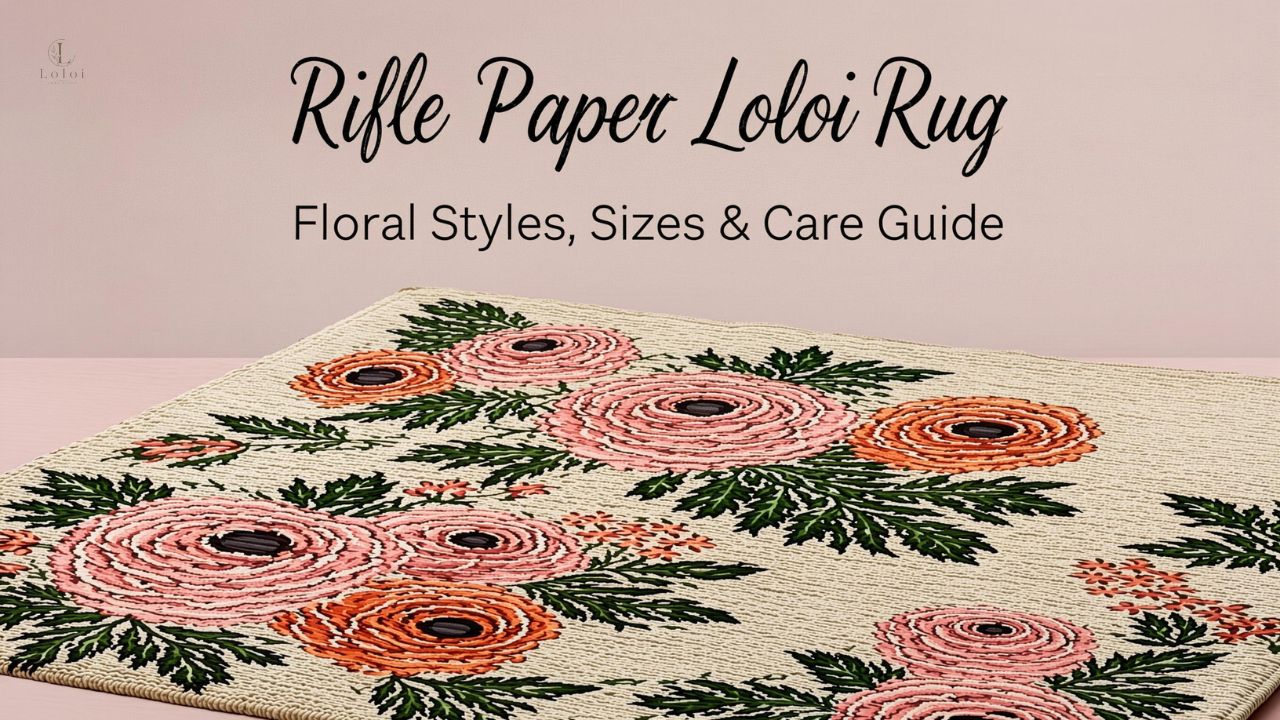 Rifle Paper Loloi Rug: Floral Styles, Sizes & Care Guide