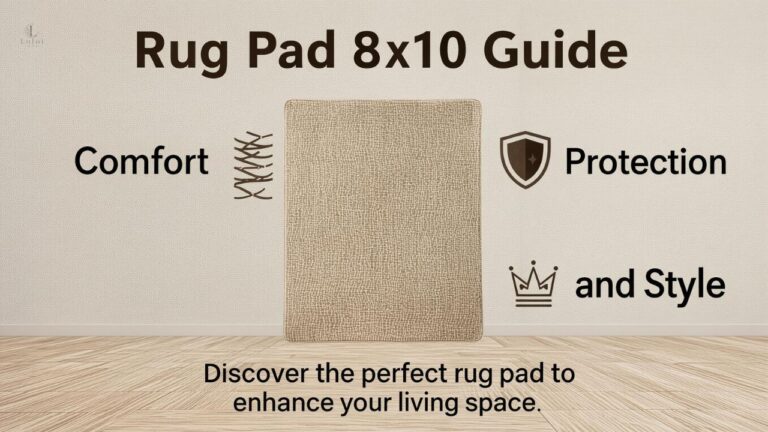 Rug Pad 8x10 Guide for Comfort Protection and Style