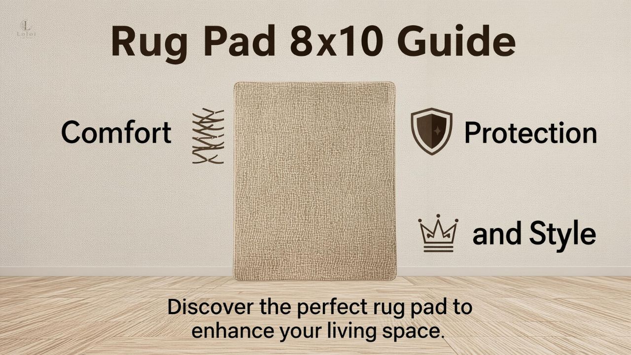 Rug Pad 8x10 Guide for Comfort Protection and Style
