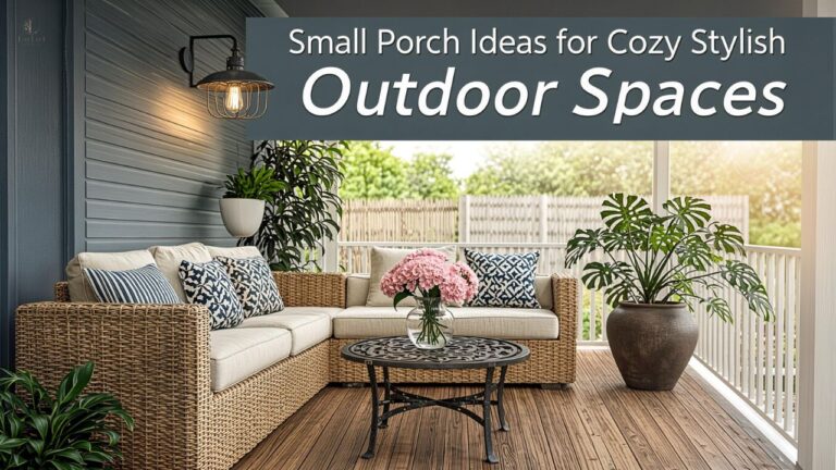Small Porch Ideas for Cozy Stylish Outdoor Spaces