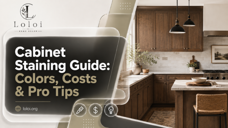 Cabinet Staining Guide: Colors, Costs & Pro Tips