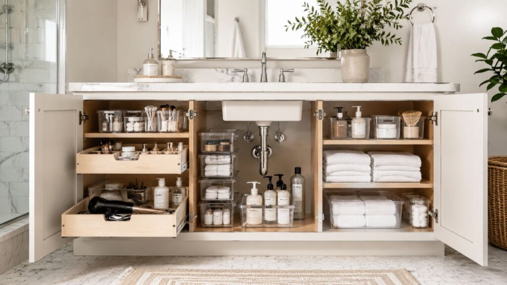 How to Organize Bathroom Cabinet Space Like a Pro