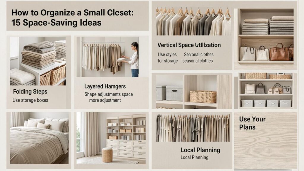 How to Organize a Small Closet: 15 Space-Saving Ideas