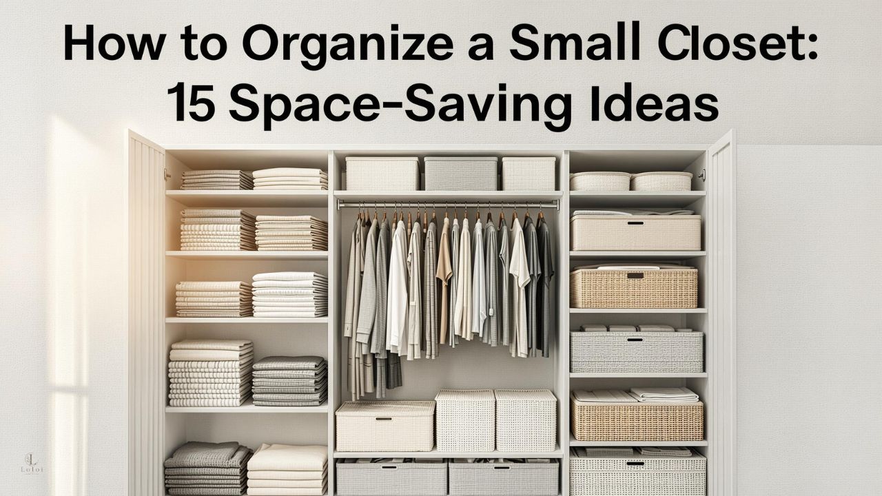 How to Organize a Small Closet: 15 Space-Saving Ideas
