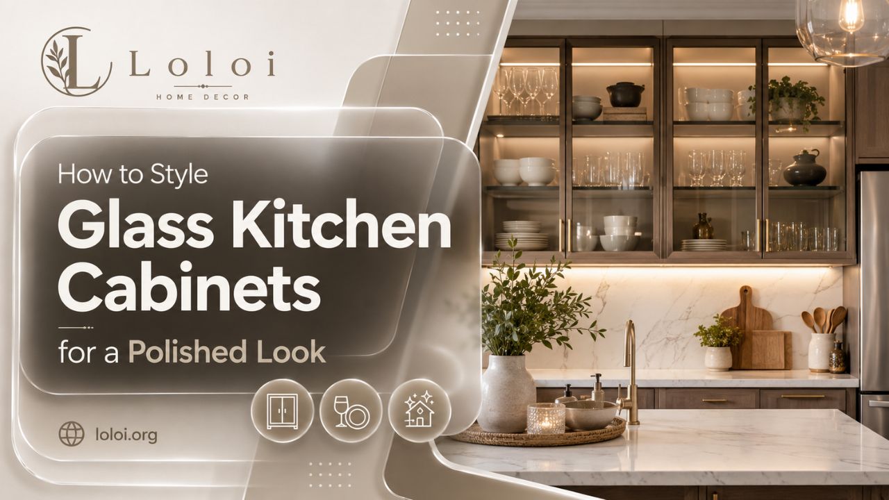 How to Style Glass Kitchen Cabinets for a Polished Look