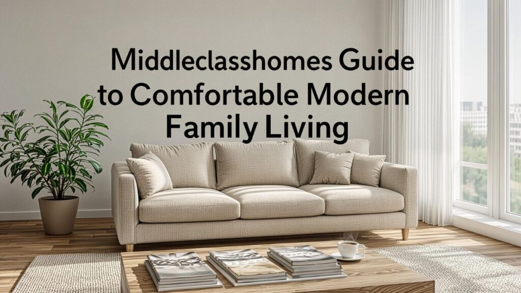 Middleclasshomes Guide to Comfortable Modern Family Living