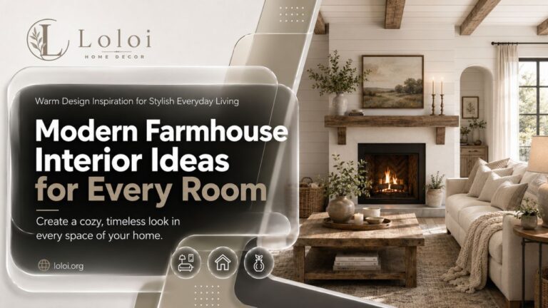 Modern Farmhouse Interior Ideas for Every Room