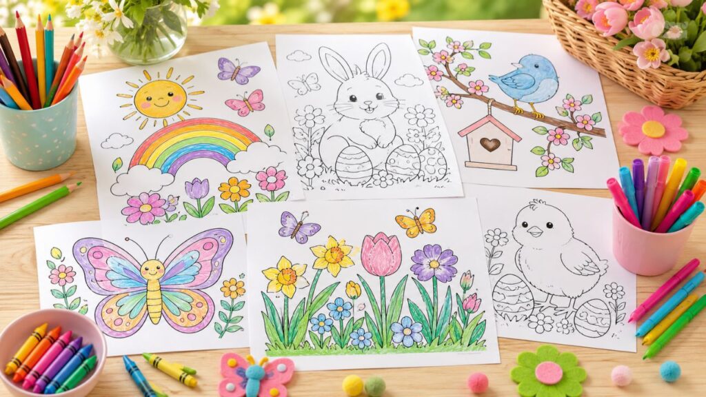 Spring Coloring Pages: Best Ideas for Kids & Families