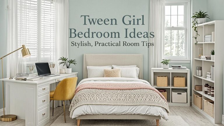 Tween Girl Bedroom Ideas: Stylish, Practical Room Tips