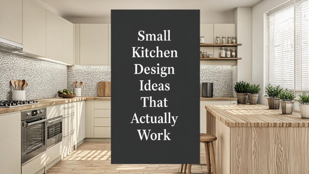 Small Kitchen Design Ideas That Actually Work